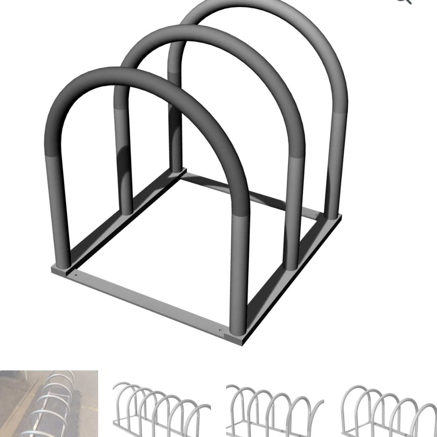 Stainless Steel Bicycle Stands, reference design 004